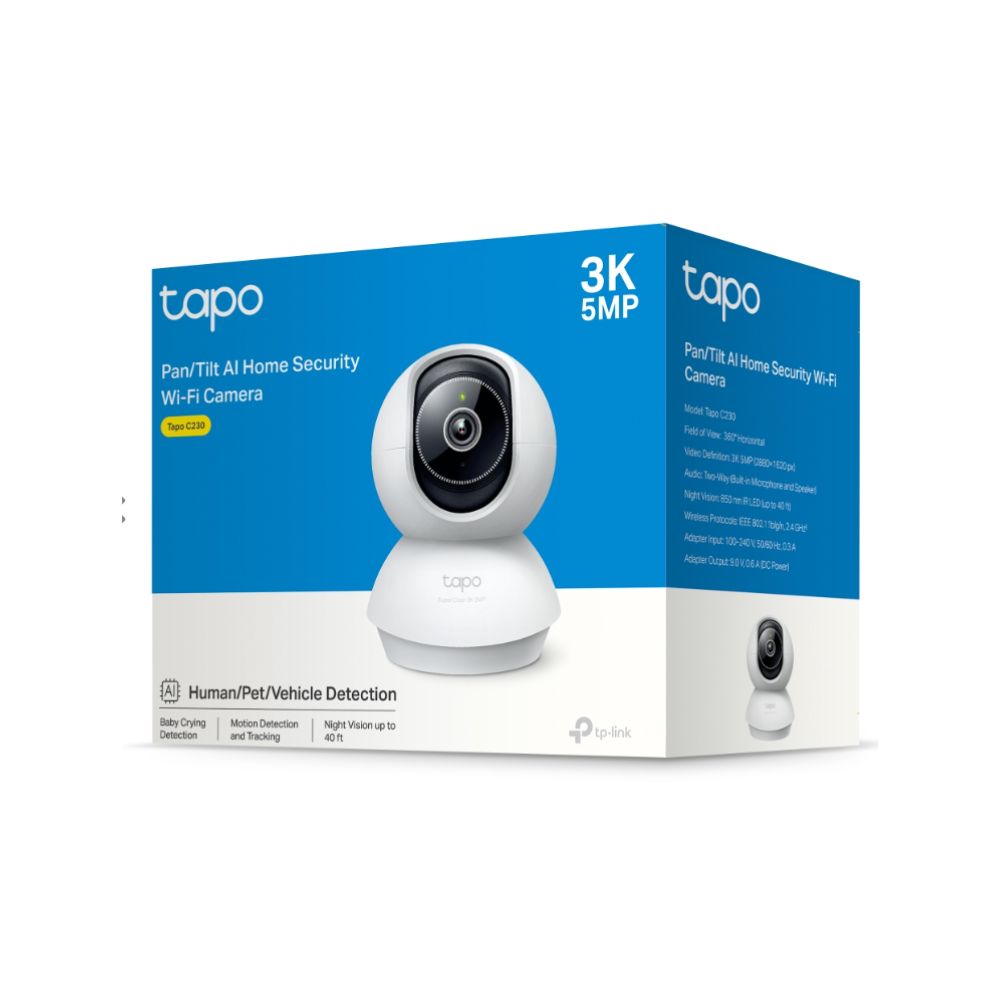Tp-Link Tapo C230 Pan/Tilt AI Home Security Wi-Fi Camera Tp-Link Tapo C230 Pan/Tilt AI Home Security Wi-Fi Camera